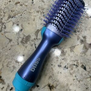Bliss Turquoise and Purple Hair Brush